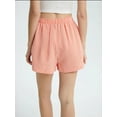 thumbnail image 5 of Linen High Waist Elastic Waist Shorts, 5 of 5
