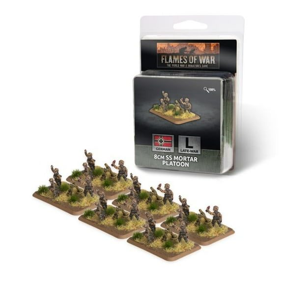 Flames of War: German 8cm SS Mortar Platoon (Late-War)