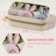 thumbnail image 5 of Easter Velvet Portable Jewelry Box with Removable Compartment - Stylish Gift, Display Case, and Decorative Box, 5 of 7