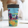 thumbnail image 6 of Lsque Pop Art Colorful Cows Pattern Travel Coffee Mug 16oz: Insulated Coffee Cup with Leakproof Lid, Coffee Tumbler, Reusable Coffee Cups with Seal Lid, 6 of 8