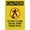 Warning Sign 4, variant on Caution Forklift Trucks Go Slow Retro Vintage Sign 8"x12" - Wall Decor Plaque for Home Bar Pub Kitchen Restaurant, Forklift Slow Sign