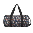 thumbnail image 2 of Horeoi Garden Gnomes Print Foldable Travel Duffle Bag with Removable Strap - Water-Resistant Gym Vacation Luggage Multi-Pocket Design, 2 of 8