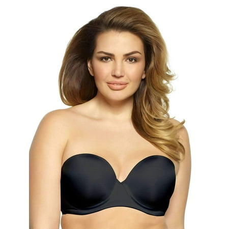Paramour by Felina | Marvelous Strapless Full Busted Underwire Bra (Black,