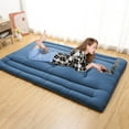 thumbnail image 1 of Yeshouse colchón futón plegable para dormir, tatami estilo japonés para adultos, cama enrollable de suelo ideal para dormitorio, caravanas, viajes y camping, cómodo y fácil de guardar, 1 of 6