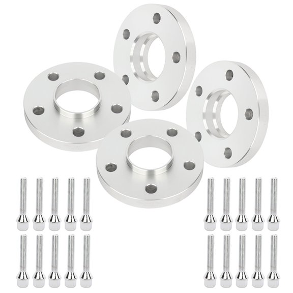 SCITOO 4 pcs 5LUG 20mm Wheel Spacers Adapters 5x100/5x112 with 12x1.5 Studs 66.6CB Compatible with for S350 2006 for S500 2000-2005 for CLK550 2007-2009 Wheel spacers