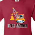 thumbnail image 4 of Inktastic Little Brother Construction Truck Boys Youth T-Shirt, 4 of 5