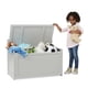 thumbnail image 3 of Toy Chest Melissa & Doug, muebles de madera gris para sala de juegos, 3 of 9