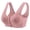 Pink, variant on Front Closure Bras for Seniors, Bras for Older Women, Comfortable No Underwire Comfort Bra Women's Plus Size Bra, Adult Female Bralette
