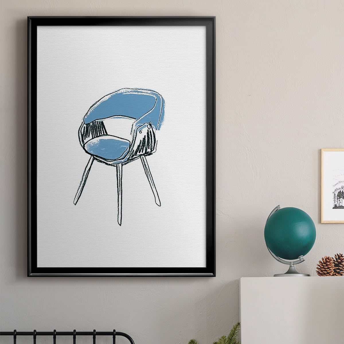 Take a Seat I Premium Framed Print, in Gold, Black, or Silver - Ready to Hang
