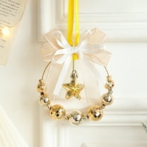 Christmas Gift Bag Bow Decorations Skegnu Car Wreath Hanging Christmas Balls Bow Door Hanging Christmas Tree Ambience Decoration Scene Arrangement Holiday Gift Finder