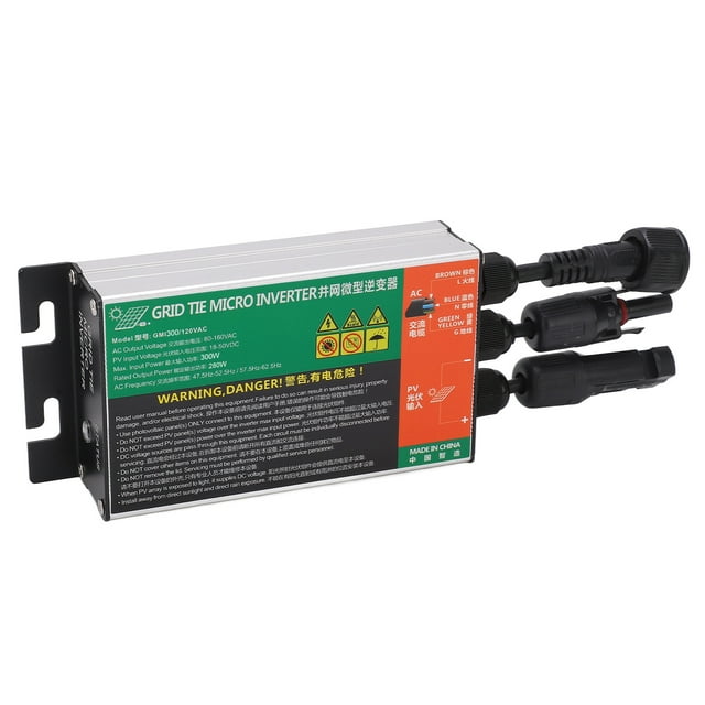 Microinversor IP55 Eficiente A Prueba De Agua AC 110V Microinversor De Conexión A Red Para Sistema Solar Pequeño ANGGREK Otros