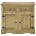 thumbnail image 2 of Bridge Brazil 35" Wood Buffet Sideboard Corona Collection | Furniture Dash Antique brown color., 2 of 5