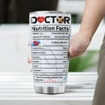 thumbnail image 4 of Doctor Tumbler Coffee Mugs Doctors Appreciation Tumbler Stainless Steel Tumblers Wine Travel Insulated Mug Cup 20 Oz Decor Gifts For Men Graduate Graduation Day Retirement, 4 of 6