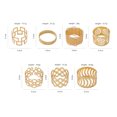 thumbnail image 4 of MU Porte-Serviettes Rond en Maille Fait Main pour Tables à Manger et Fêtes 07, 4 of 7