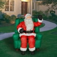 Animated Airblown Inflatable Santa in Chair