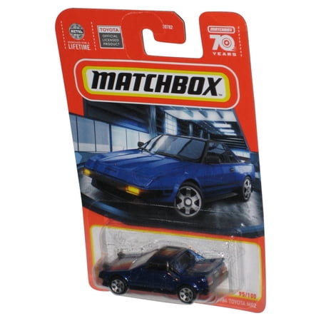 Matchbox Blue 1984 Toyota MR2 (2023) Mattel Die-Cast Metal Toy Car 95/100