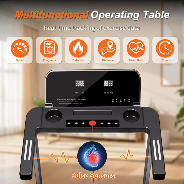 Aukfa Q30-6 Electric Folding Treadmill for Home Office 300