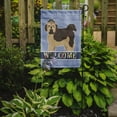 thumbnail image 2 of Carolines Treasures CK3675GF Russian Tsvetnaya Bolonka Lap Dog  Welcome Flag Garden Size  Small multicolor, 2 of 3