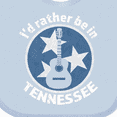 thumbnail image 4 of Inktastic I'd Rather Be in Tennessee Boys or Girls Baby Bib, 4 of 4