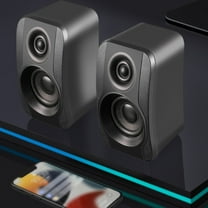 Latrodar Enhance Your Audio Experience With A Stylish Computer Small Speaker High Durability For Laptop Home Use Black 6.2x5.6 Inch Home Tools