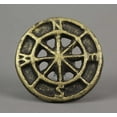 thumbnail image 4 of Zeckos Bronze Cast Iron Nautical Compass Rose Drawer Pull Set of 12, 4 of 7