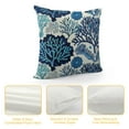 thumbnail image 4 of COMIO Beach Coastal Coral Branch Ocean Themed Throw Pillow Covers Summer Nautical Decorative Pillow Cases Cushion Covers for Sofa Couch Car Bedroom Home Decor, 4 of 5