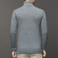 thumbnail image 3 of Pull Homme Chaud et Confortable à Manches Longues Col Roulé Vêtements Homme, 3 of 5