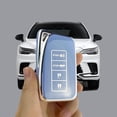 thumbnail image 4 of Key Fob Cover Compatible with Lexus ES350 NX300h RC RX IS 300 350 200t GS450H LX570 2013-2018 5 Button TPU Keychain Case Holder Protector,Blue, 4 of 7