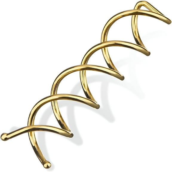 VANIDO Spiral Bobby Hairpins Spin Pins for Hair, 20pcs Bun Twist Screw Hair Clip Blonde Updo Hair Accessories Messy Bun Tool (Gold)