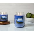thumbnail image 2 of Carolina Candle Crisp Mountain Air 22 Oz Jar Candle, 2-Wick, Blue, 2 of 6