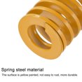 thumbnail image 4 of Unique Bargains Die Spring 30mm OD 60mm Long Spiral Stamping Light Load Compression Die Springs Yellow, 4 of 5