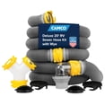 thumbnail image 1 of Camco Deluxe 20 Ft RV Sewer Hose Kit with Swivel Fittings and Wye Connector, 1 of 6