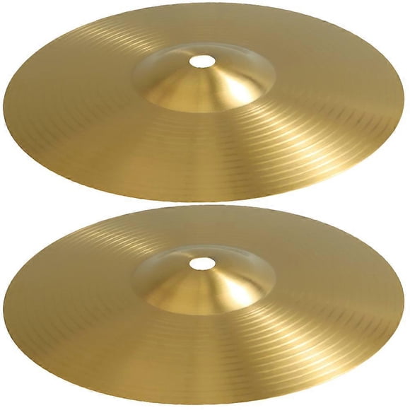 2pcs Drum Set Cymbals Jazz Drum Cymbal Brass Crash Cymbal Music Instrument Cymbals