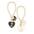thumbnail image 3 of Homerr Milk Tea Cup Pendant 2Pcs Letter Charms for Tumbler Name ID Handle Charms Heart Shape Initial Identification Cup Accessories Pendant Adjustable Letter Accessories, 3 of 7