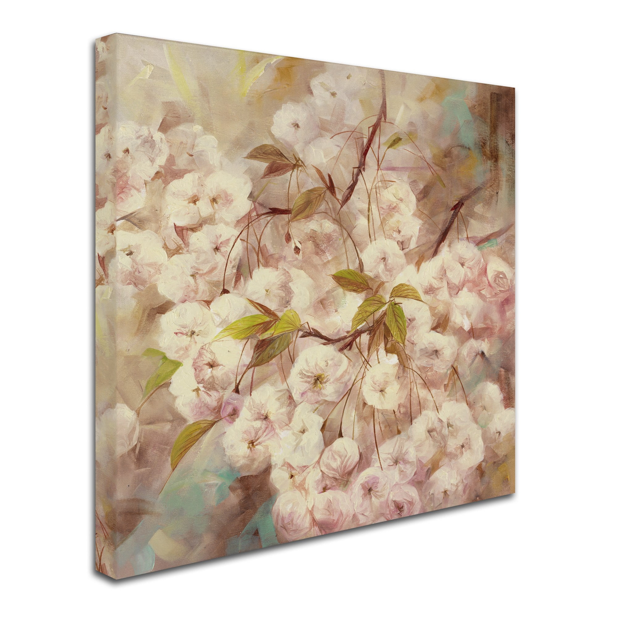 Trademark Fine Art "Rose Bush I" Canvas Art by Li Bo