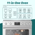 thumbnail image 6 of Lanbo 36 inch 5 Burners Freestanding Electric Range with Convection, Air Fry, Rotisserie, 6 of 15