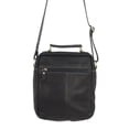 thumbnail image 2 of NOVICA Artisan Handcrafted Leather Shoulder Bag Fair Trade Thai Black Handbags Messenger Solid Thailand ' Voyager in Black', 2 of 7
