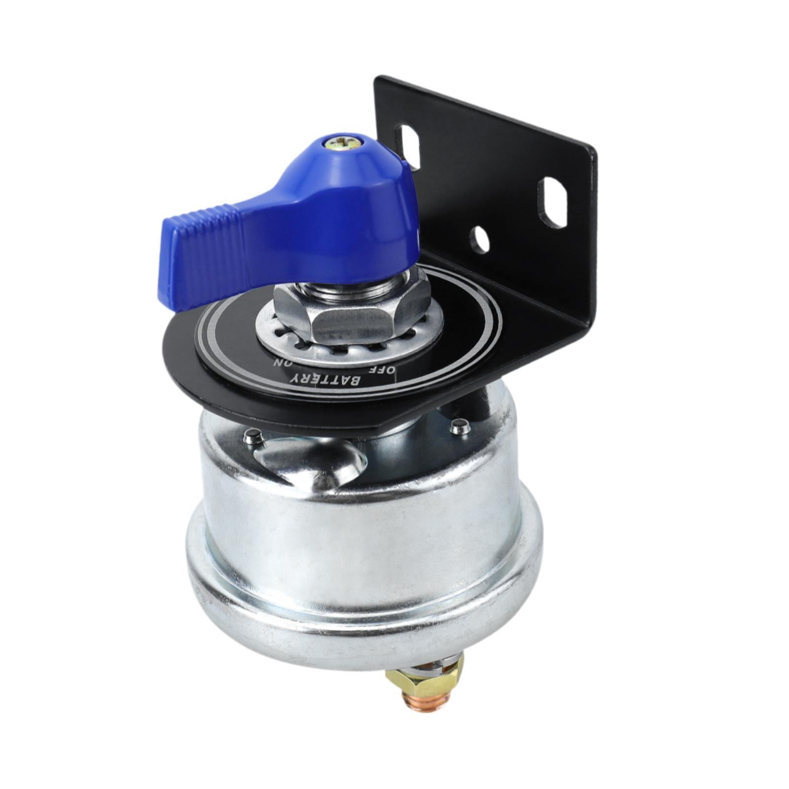 Wzmzjy Battery Disconnect Switch 12-48V High Performance Premium Battery Cut Off Switch Blue