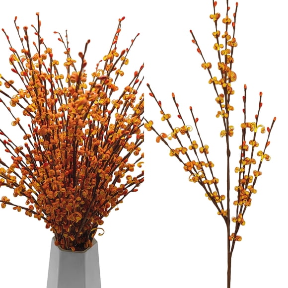 Flores artificiales Wootkey de jazmín otoñal falso, 5 unidades, 75 cm