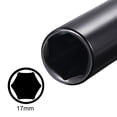 thumbnail image 3 of Uxcell 1/2" Drive by 17mm Deep Socket, Heat-Treated CR-V Steel 8" Length, 6-Point Metric Sizes, 3 of 5