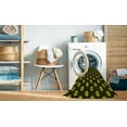 thumbnail image 2 of Ahgly Company Machine Washable Indoor Rectangle Transitional Olive Green Area Rugs, 2' x 4', 2 of 7