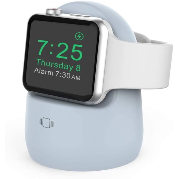 AhaStyle Charging Stand Dock [Supports Nightstand Mode ] Silicone for Apple Watch Series 4 (2018)/Series 3/Series 2/