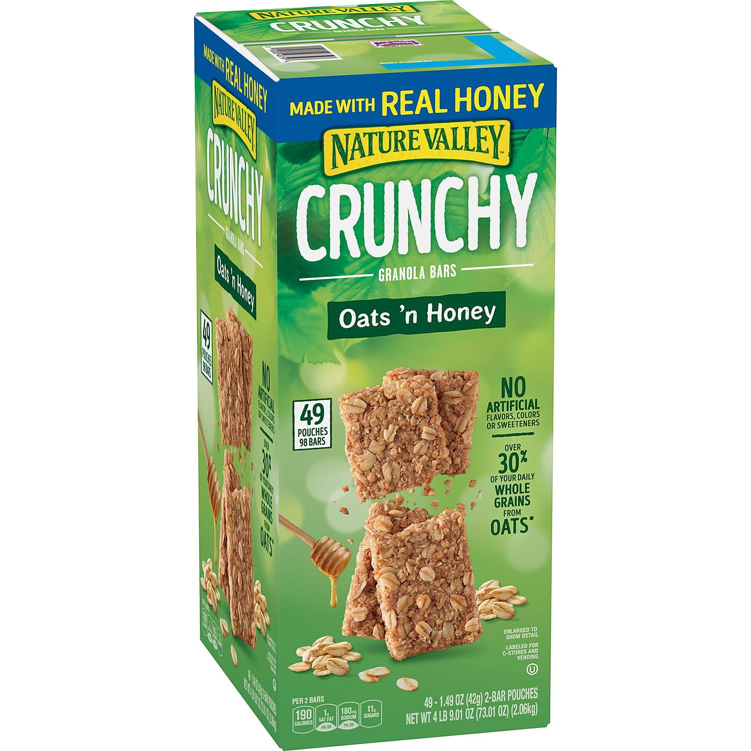 Nature Valley Oats n Honey Crunchy Granola Bars 98 Ct