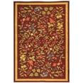 thumbnail image 2 of Safavieh Chelsea Collection HK210C Hand-Hooked French Country Wool Area Rug, 6' x 9', Burgundy, 2 of 4