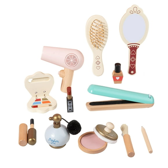 12 Unids/set Juego de Maquillaje Juego de Juguetes para Niños Cepillo Perfume Regalo para Niñas Pequeñas