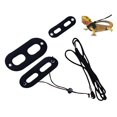 thumbnail image 4 of 3pcs Different Size Crawling Pet Leash Adjustable Animal Lead Harness Comfortable Bearded Dragon Leather Rope for Amphibians, 4 of 7