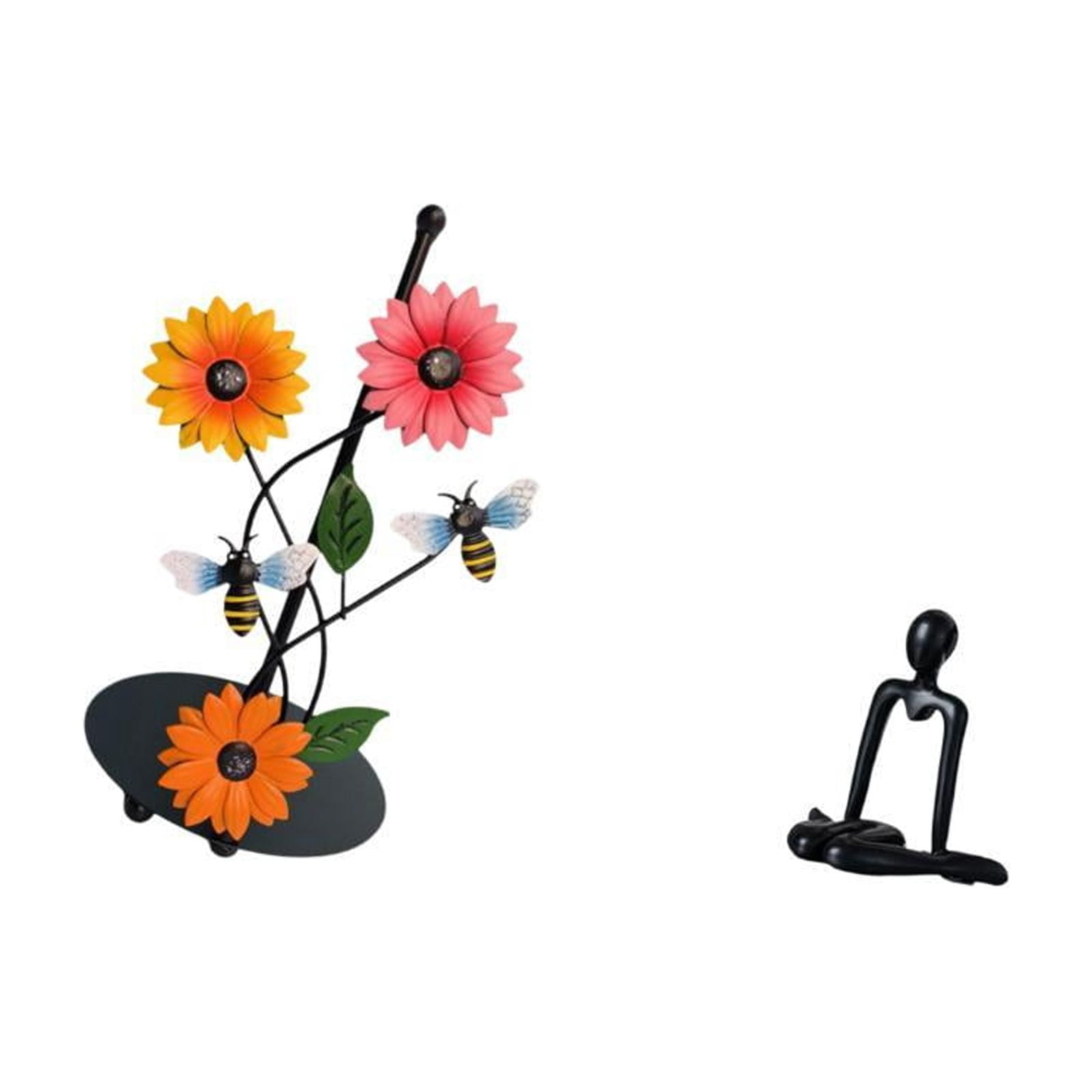 Fiocias Thinker Paper Towel Holder Sculpture Dispenser Non Slip Vertical Tissue Rack Decorative Figurine Simple Tabletop Ornament Figure Statue for Home Cabin
