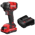 thumbnail image 1 of Kit de destornilladores de impacto inalámbricos CRAFTSMAN V20 de 1/4 pulgadas con batería, 1 of 9
