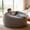 Light Gray, variant on Skandiquip 3.5ft Bean Bag Chair for Adults & Kids, Memory Foam Filled, Washable Suede Fabric, Sturdy Zipper for Home, Den, Dorm,