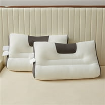 LHNFT Ergonomic Contour Pillow for Neck & Shoulder Pain Relief, Gentle Support Soybean Pillow, Orthopedic Correction & Traction Support for All Sleeping Positions, 30 x 20 in, 2024 Upgraded Version